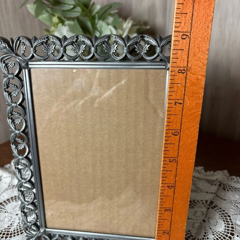 Malden Ornate Black Silver Scroll Photo Frame 5 X 7